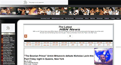 Desktop Screenshot of hotboxingnews.com